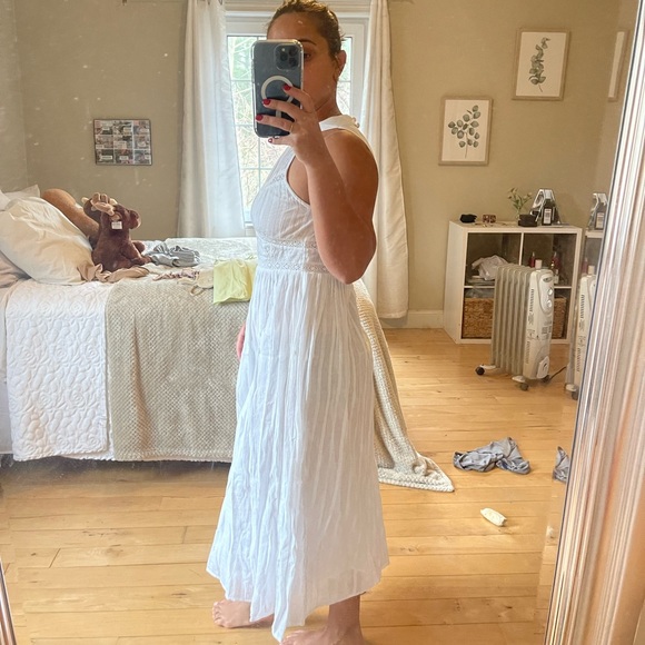 ASOS | White Detailed Maxi Dress - Picture 3 of 9